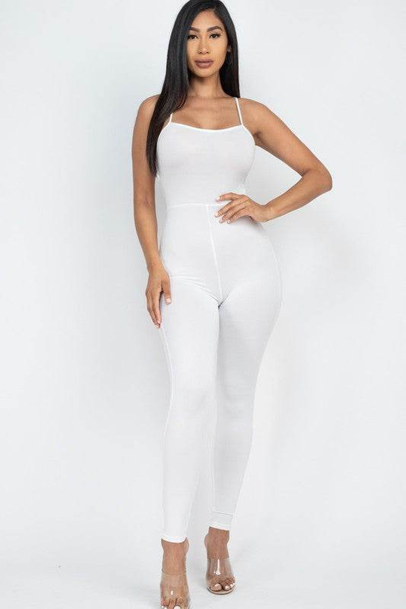 Open Black Bodycon Jumpsuit