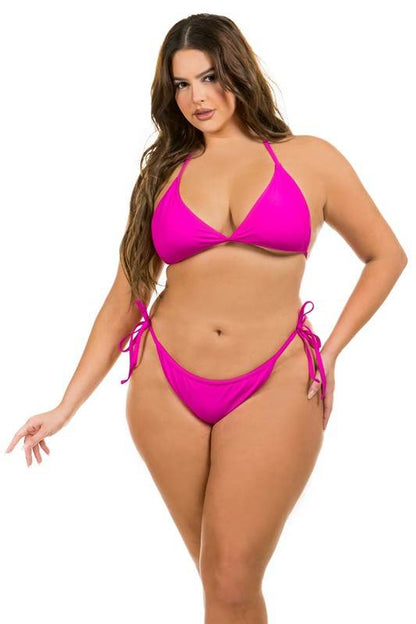 TRIANGULAR TWO PIECE plus SIZE BIKINI