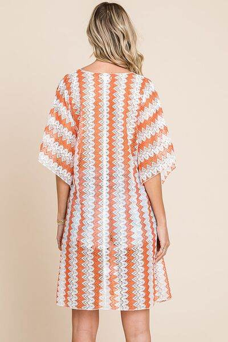 Crochet Lace Swim  Cover-Up