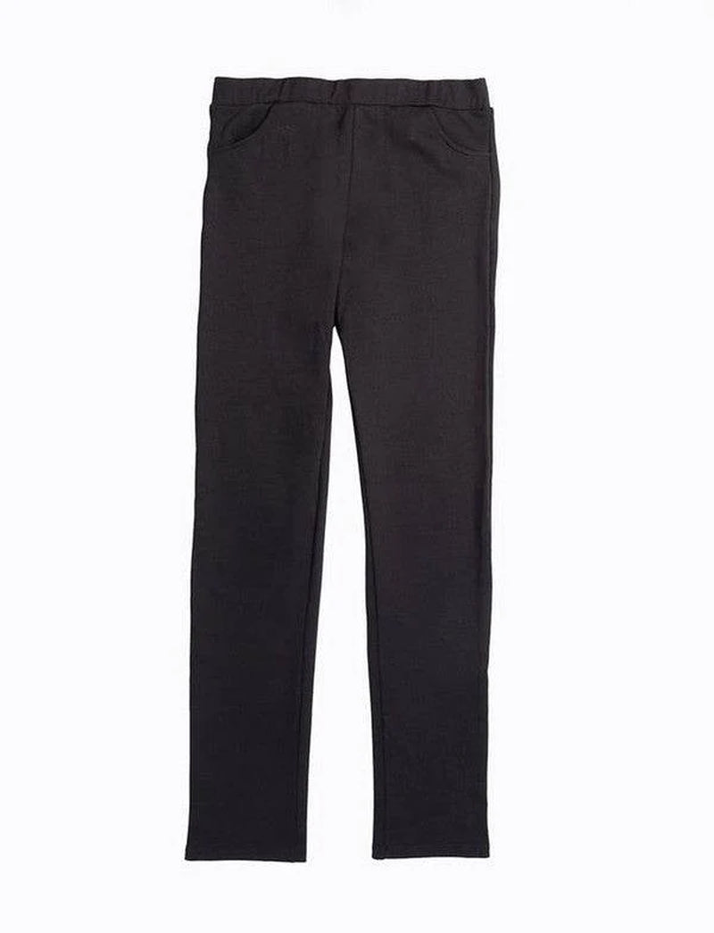 Straight Leg Mid-Rise Trouser