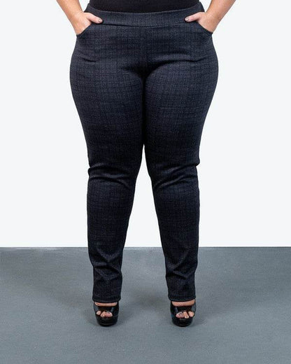 Straight Leg Mid-Rise Trouser