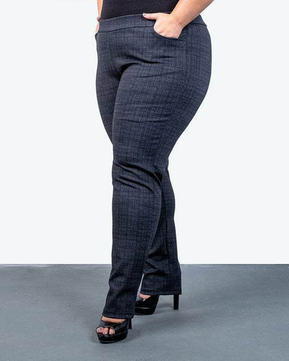 Straight Leg Mid-Rise Trouser