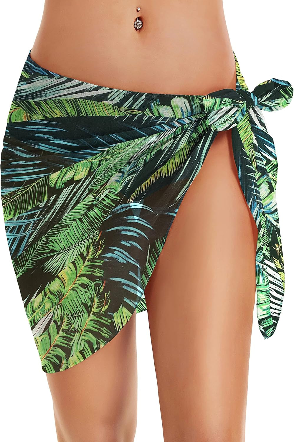 Swimsuit Coverups for Women Sarong Beach Bikini Wrap Sheer Short Skirt Chiffon Scarf for Swimwear 2026