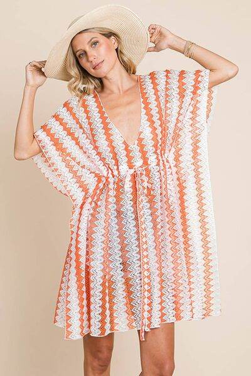 Crochet Lace Swim  Cover-Up