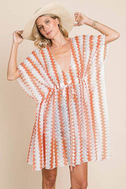 Crochet Lace Swim  Cover-Up